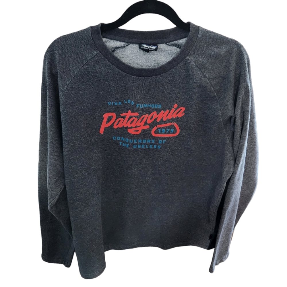 Patagonia Splitter Script Lightweight Crew Sweatshirt